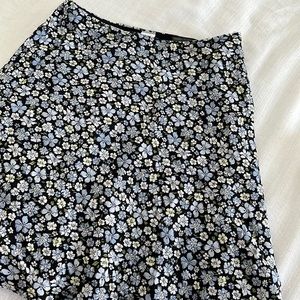 H&M Flower Mini Skirt